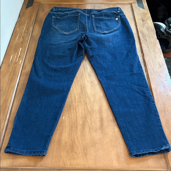 Democracy AbSolution Dark Blue Ankle Jeans Size 14 - Picture 12 of 13